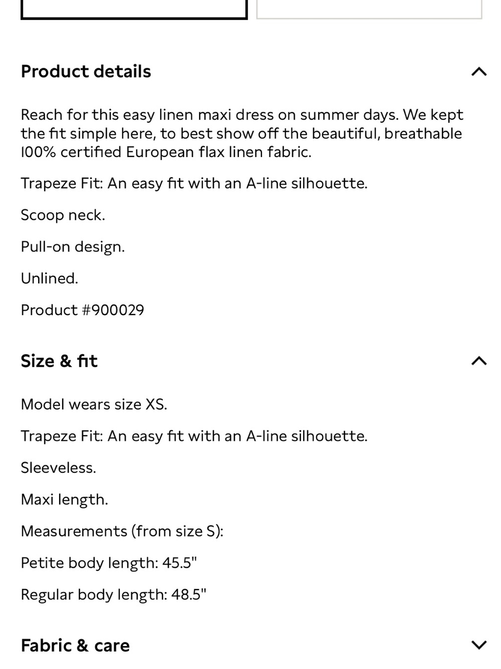 Banana Republic Linen Scoop Neck Dress - Picture 9 of 10